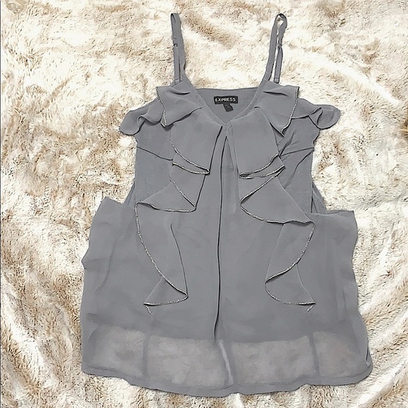Express Tops - Express ruffle tank